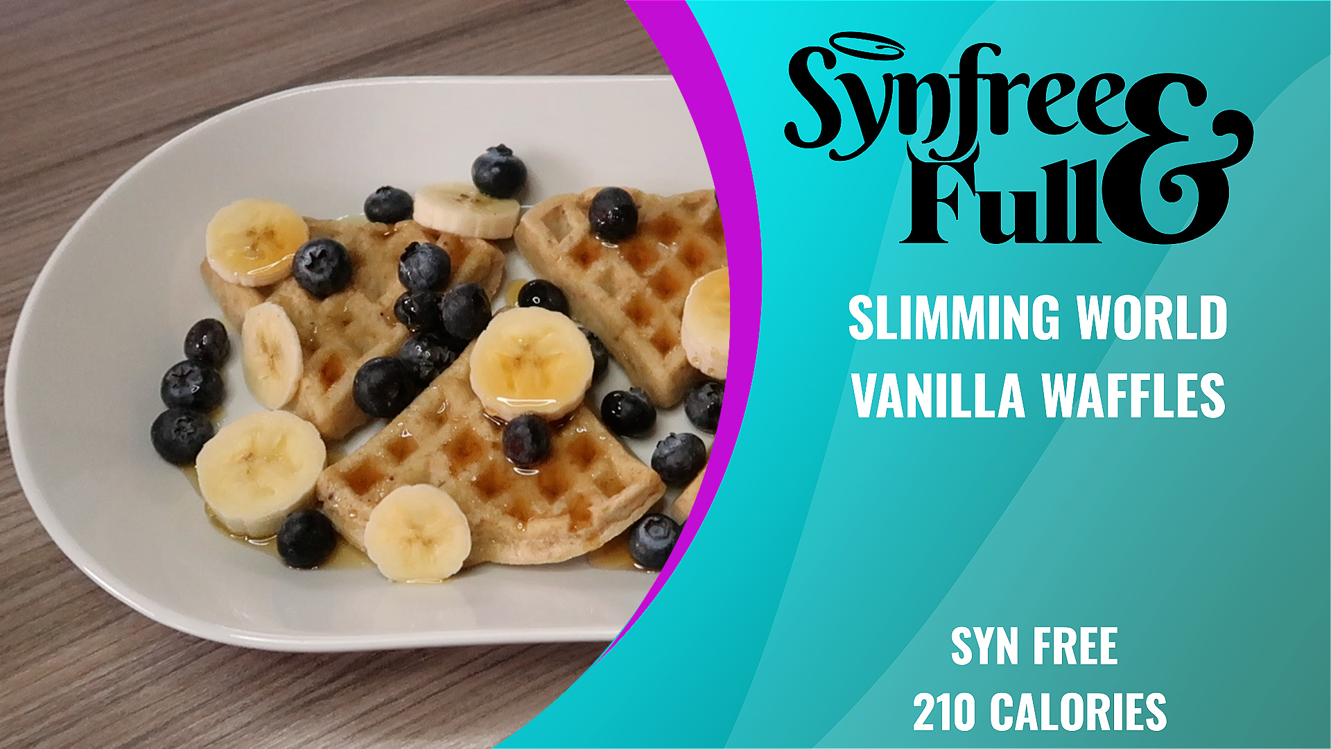 EASY Slimming World Cinnamon Waffles SYN FREE (HEB) / 206 Calories